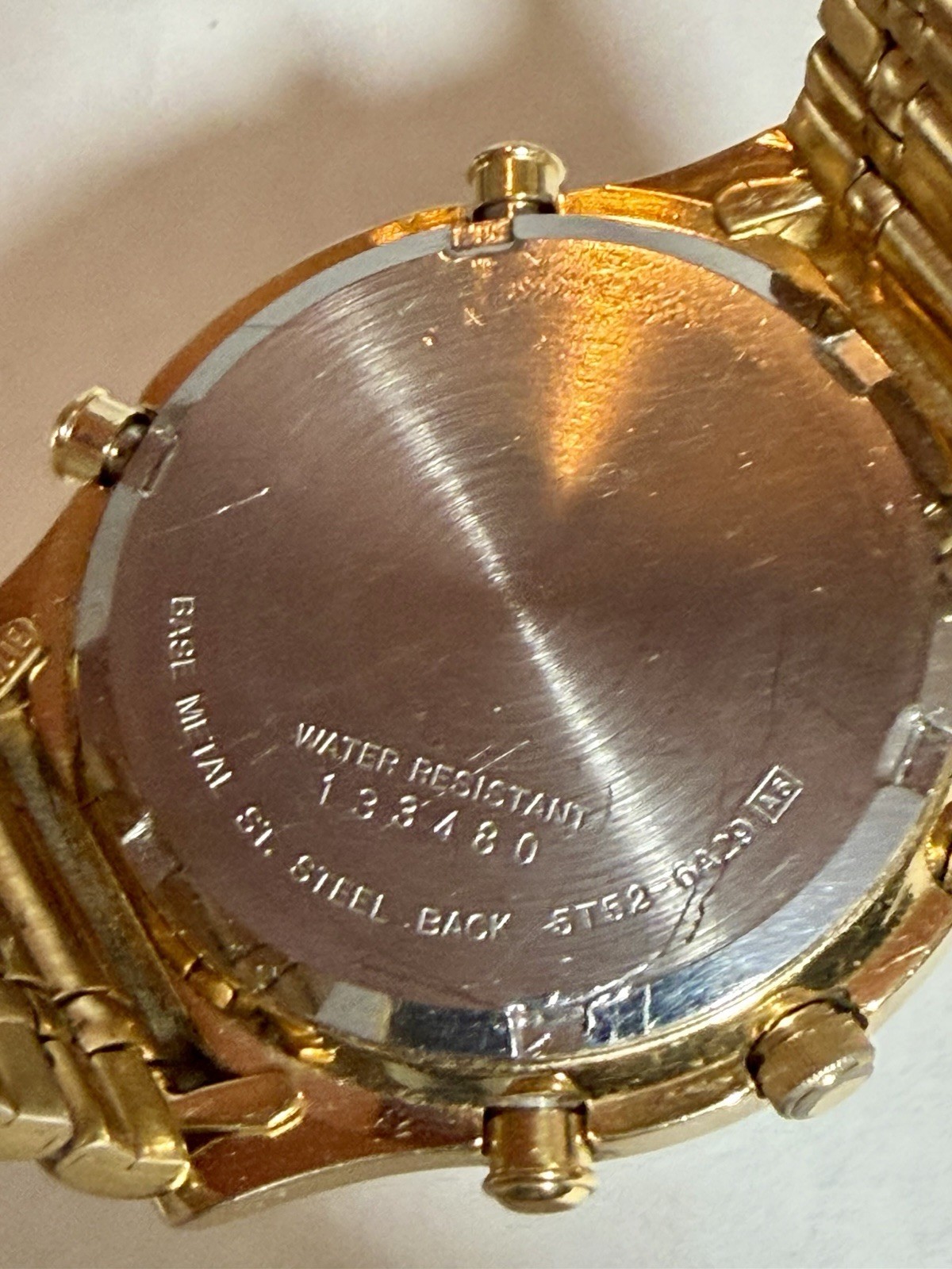 Seiko Quartz World Timer Alarm Date Gold Dial Gold Bracelet Watch – Full Set