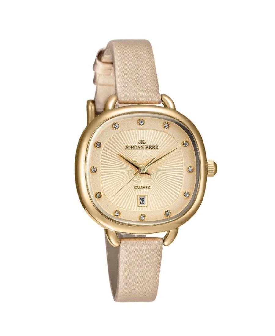 JORDAN KERR Women Analog Quartz Casual Watch Classic Dress 30mm Waterproof Recta