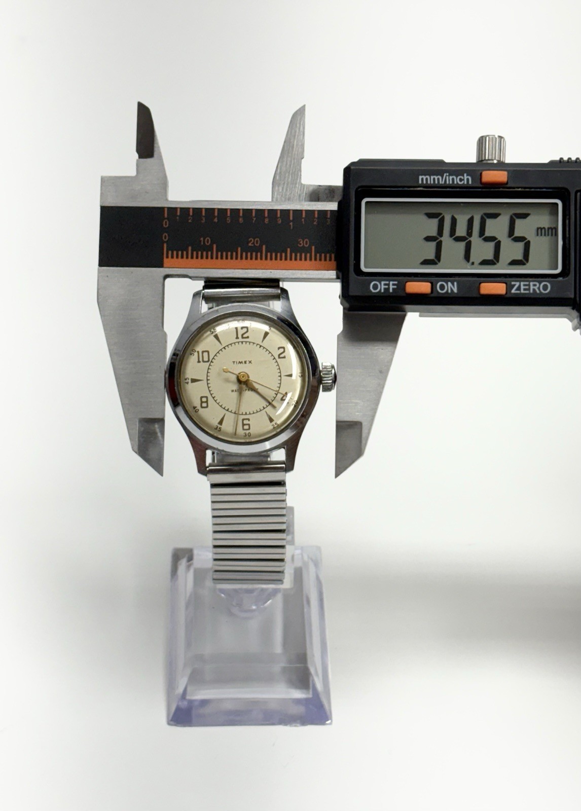 Timex Marlin 1950’s US Time Mens Watch Dust-proof Waterproof Vintage Chrome