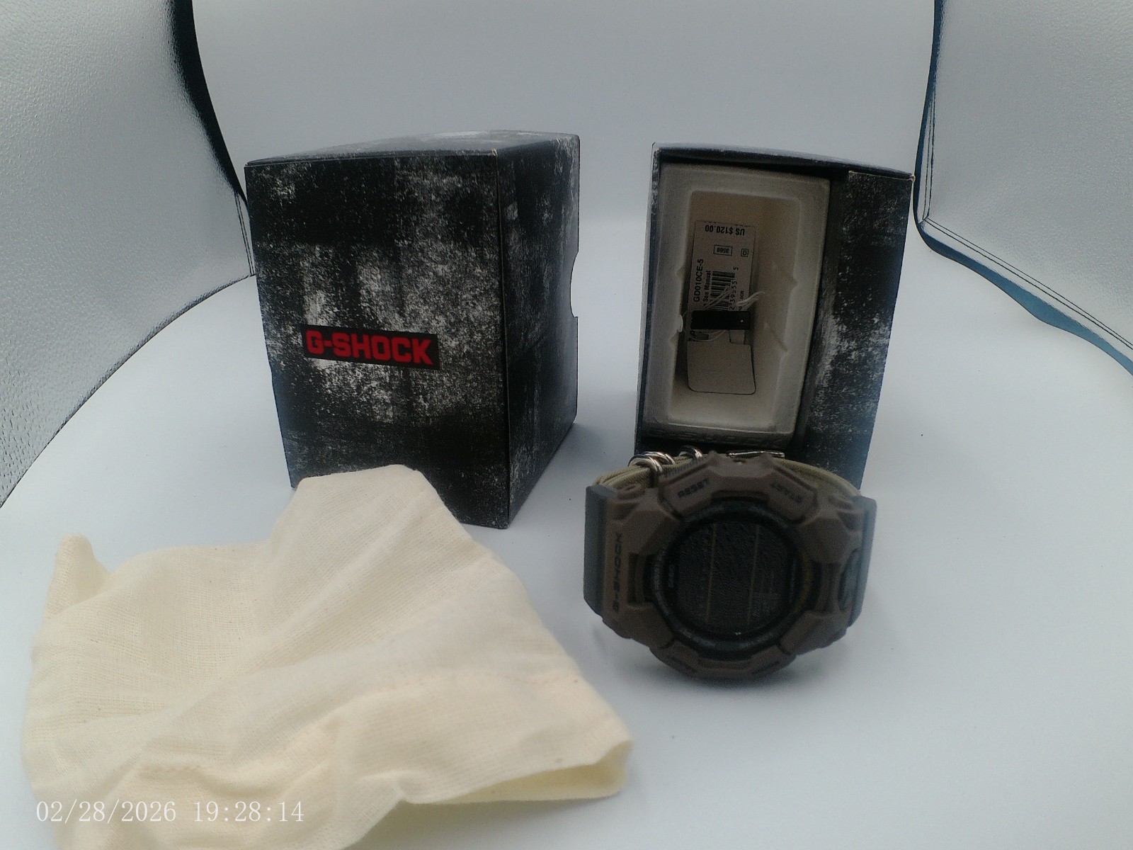 Casio G‑Shock GD100CE‑5 Camo Digital Watch Shock Resistant 200M LED World time