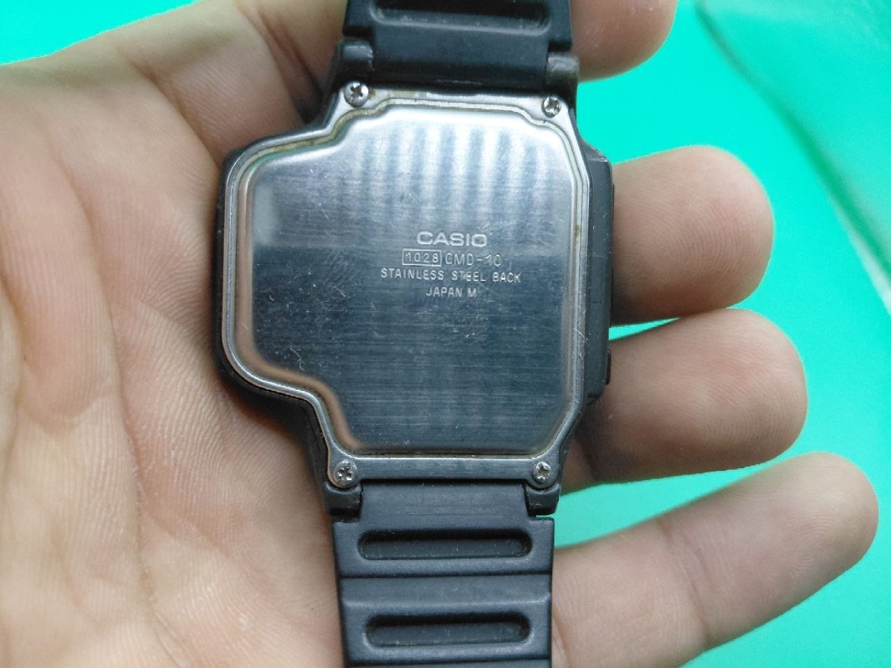 intage Casio CMD-10 Remote Control Watch Mod 1028 Retro 90s Digital Watch