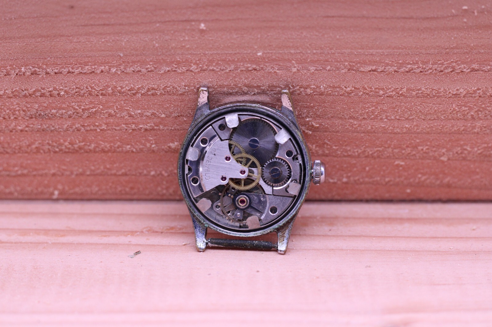 EXPERTA HERMANN BECKER HB 17j WRIST WATCH MILITARY 29.6mm 16.3mm LUG RUNS (GV)
