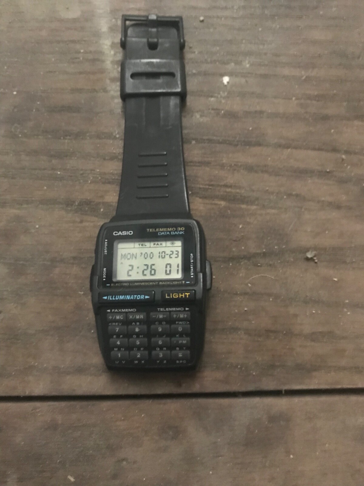 Casio Data Bank Calculator Vintage Watch DBC-30 Read Description