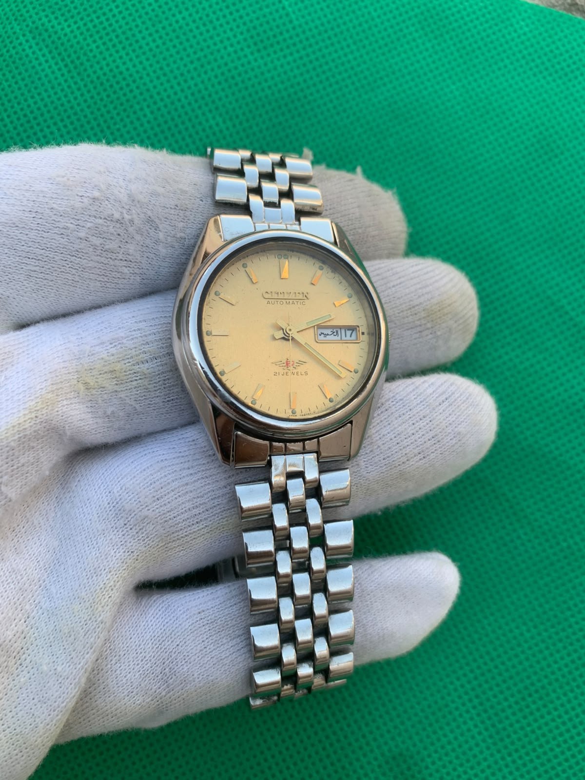 Vintage Citizen Automatic Stainless Steel men Wristwatch made in Japan