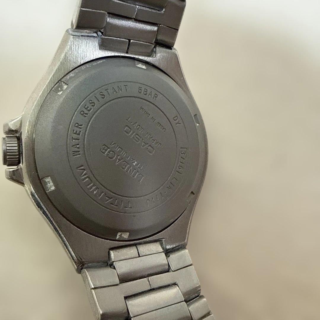 CASIO LINEAGE LIN-171J Quartz Titanium Watch
