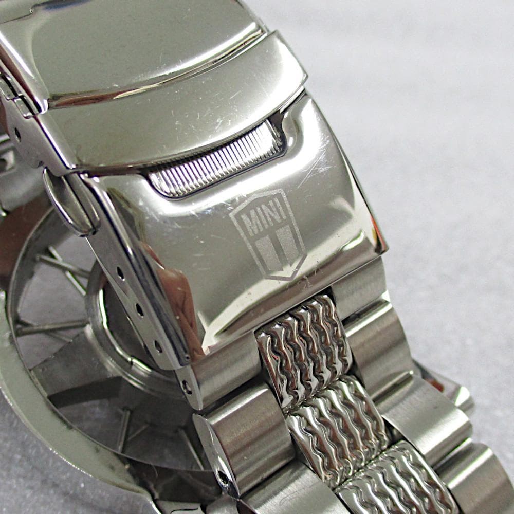 MINI Quartz SS 40mm Black Dial Watch