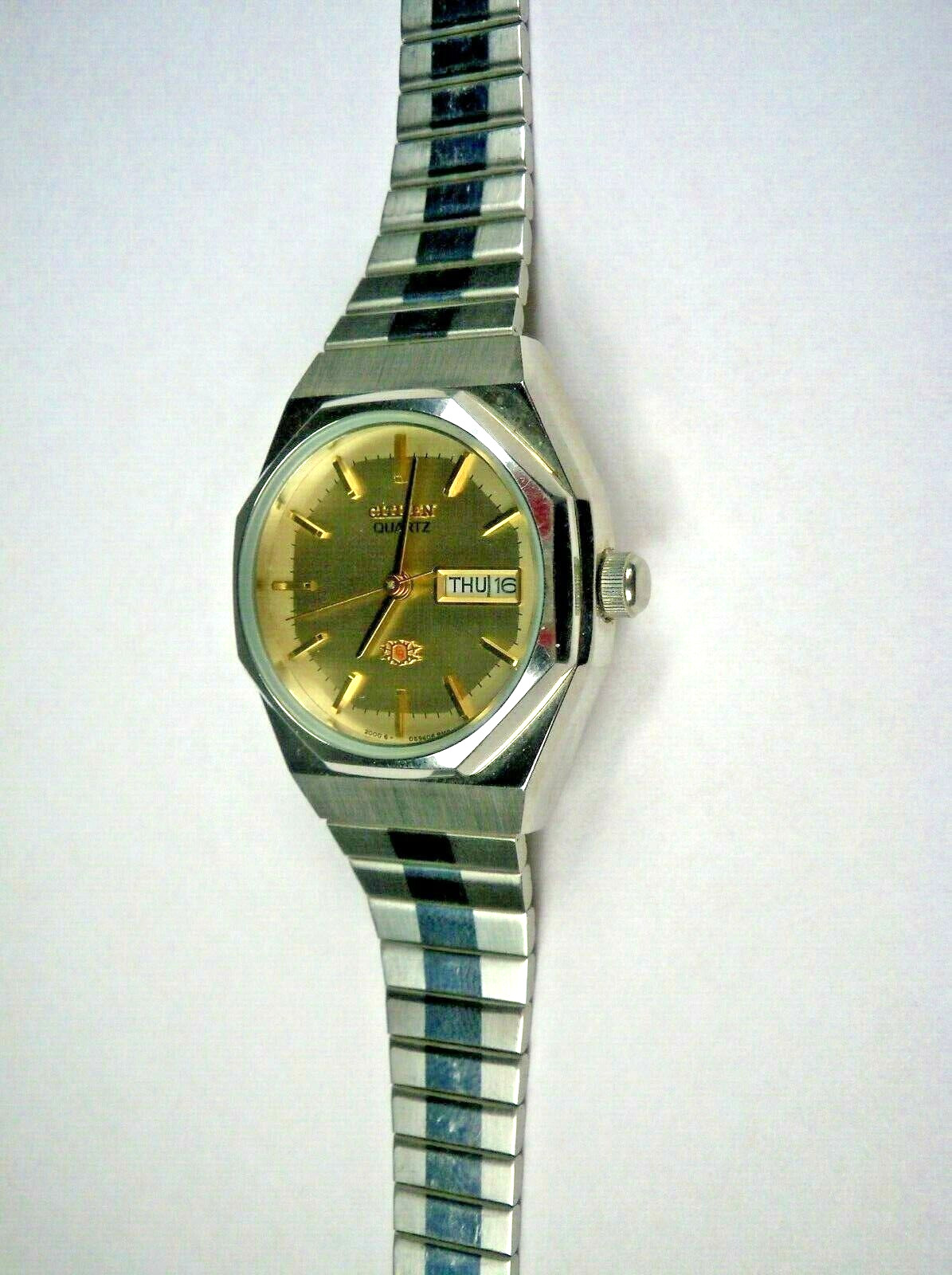 Citizen Ladies Watch 2000-943309 SMG Quartz Silvertone Day & Date, Stainless