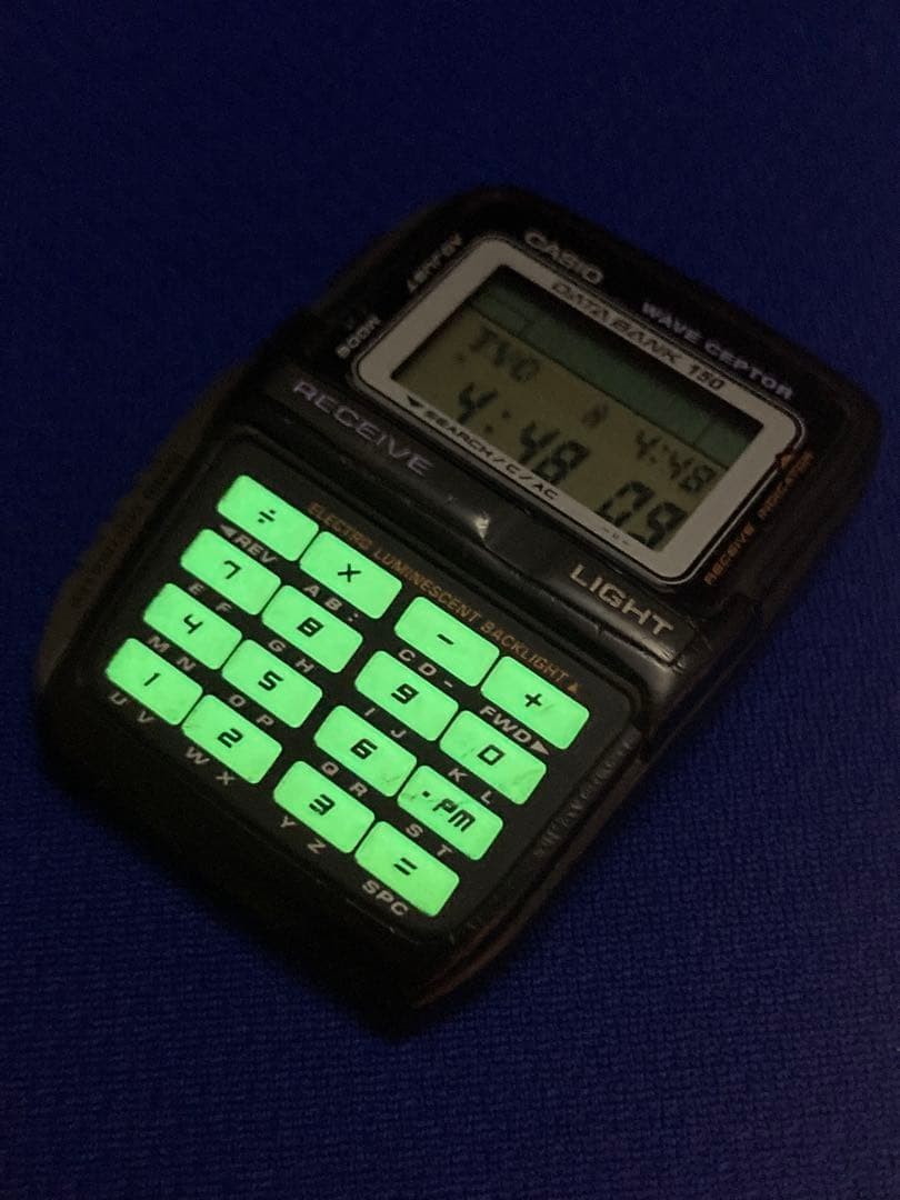 New Battery Casio Wave Ceptor Data Bank 150 DBC-W151 Digital Watch No Band