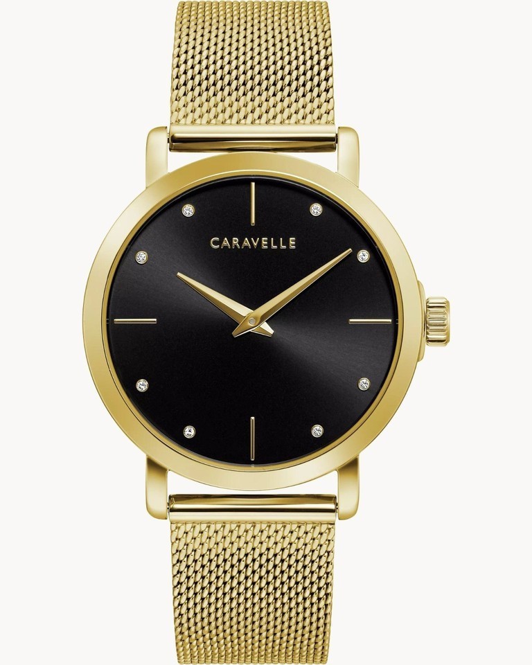 Caravelle by Bulova Women’s Quartz Gold-Tone Watch 36mm 44L256