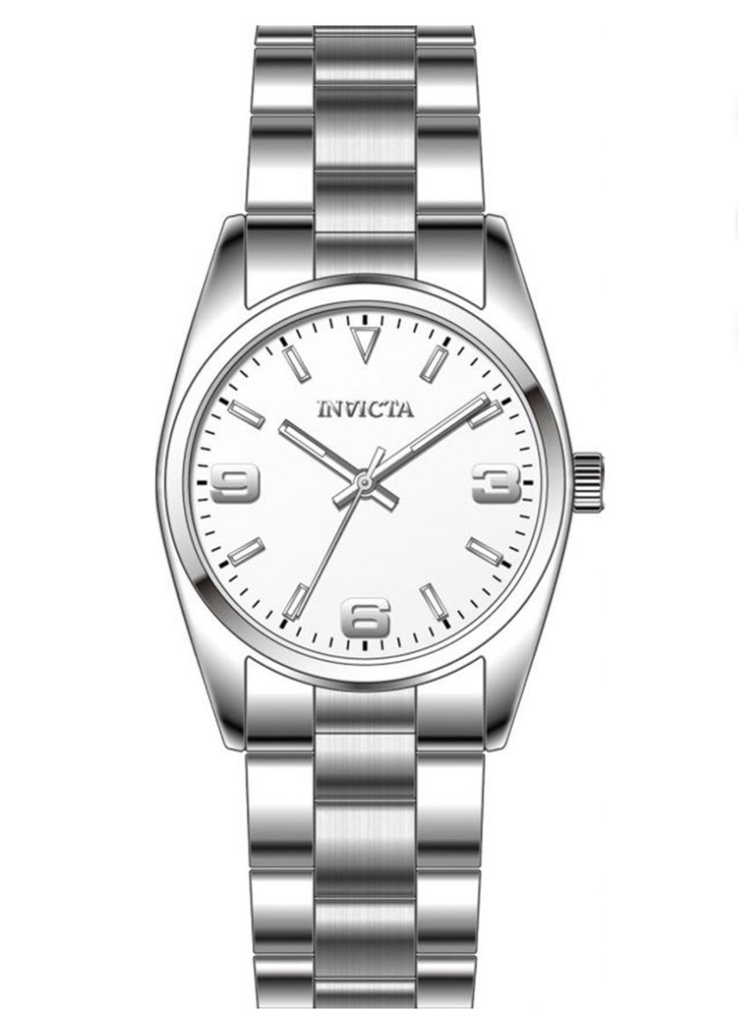 Invicta Celestial Somerset 36mm Quartz Analog Silver SS Bracelet 30m WR