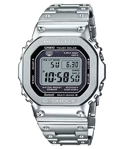 NEW Casio G-Shock FULL METAL Bluetooth World Time Digital Mens Watch GMWB5000D-1