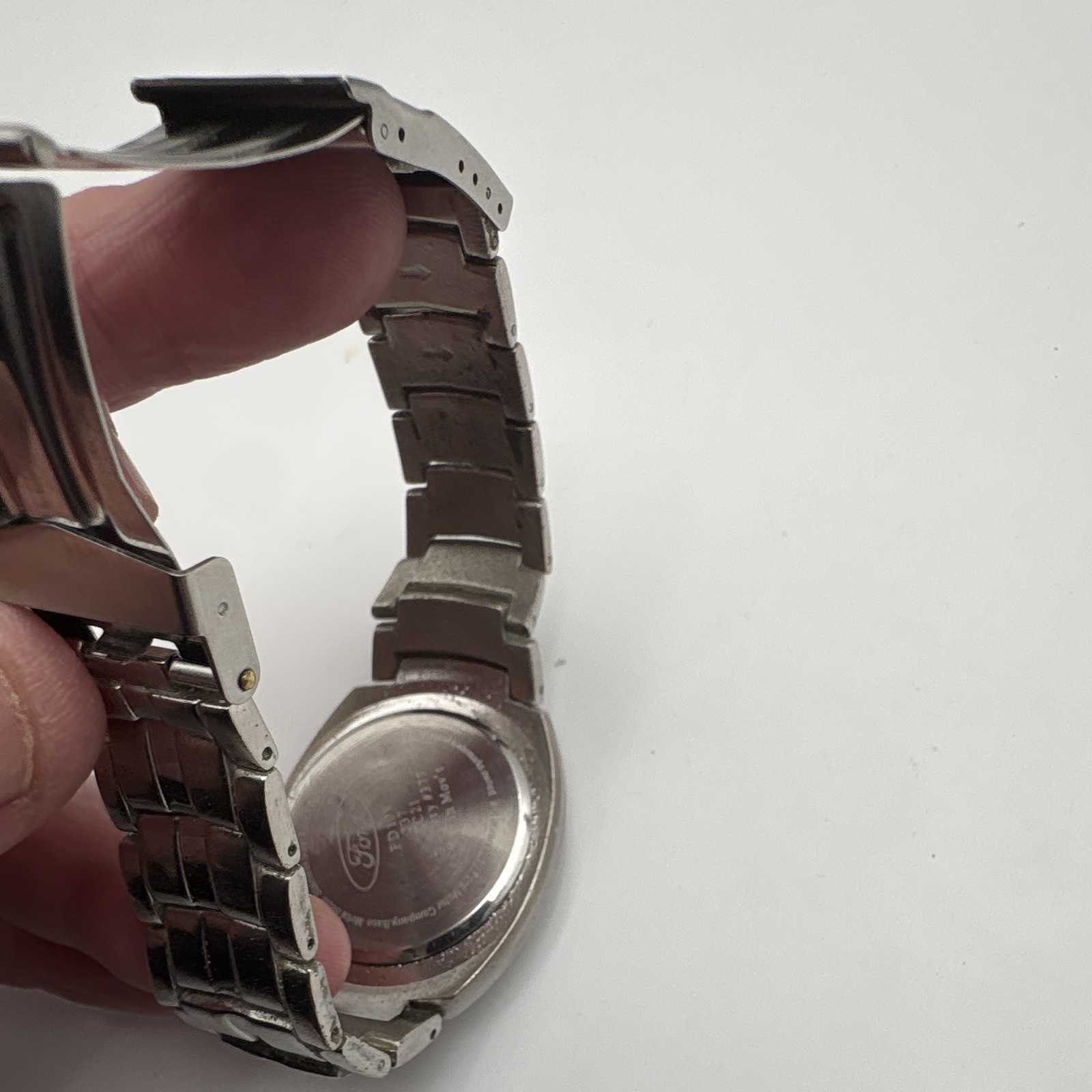 Ford Torino graphic face -Quartz Analog Stainless Steel Bracelet Watch