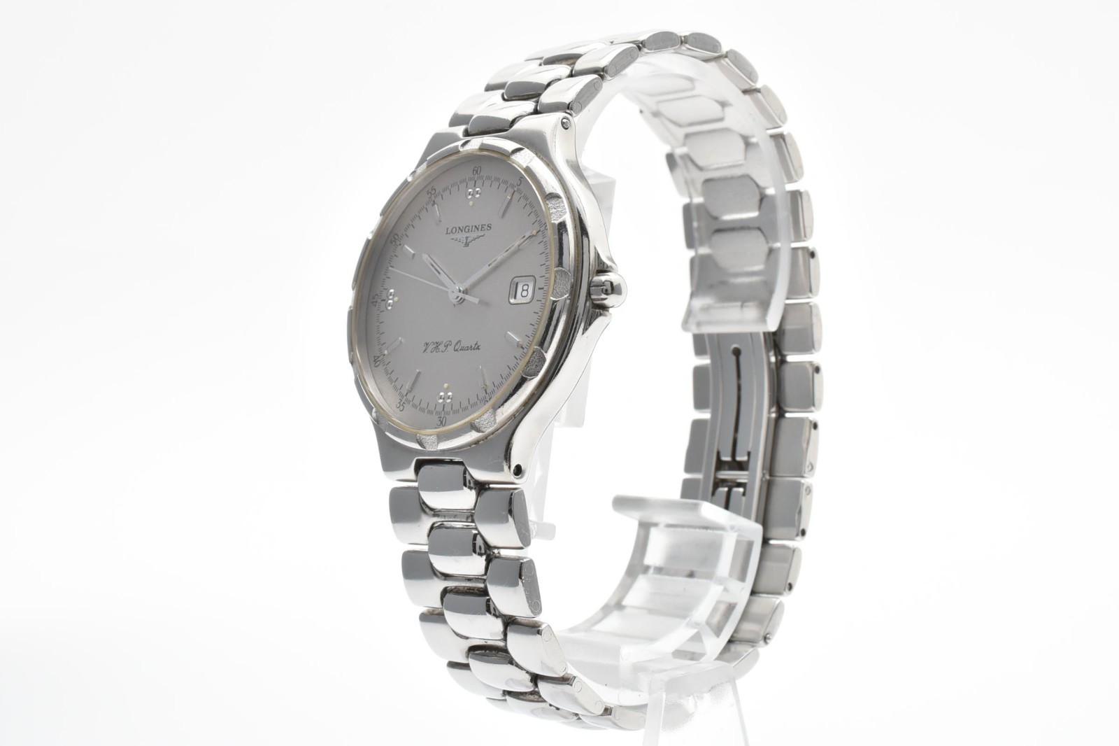 Near Mint New Battery LONGINES Conquest L1.613.4 V.H.P Qz Quartz Men’s Japan