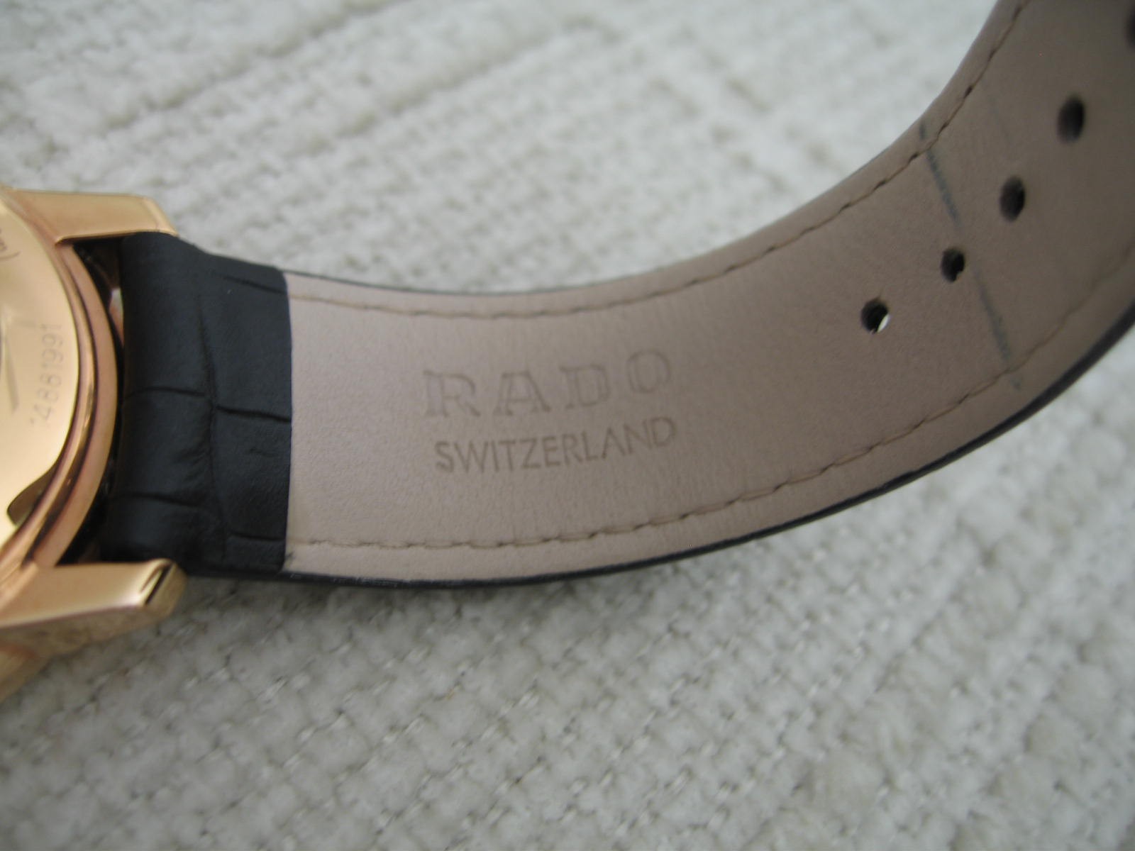 RADO Coupole Classic Automatic Power Reserve Black Dial Rose Gold 41mm Men Watch