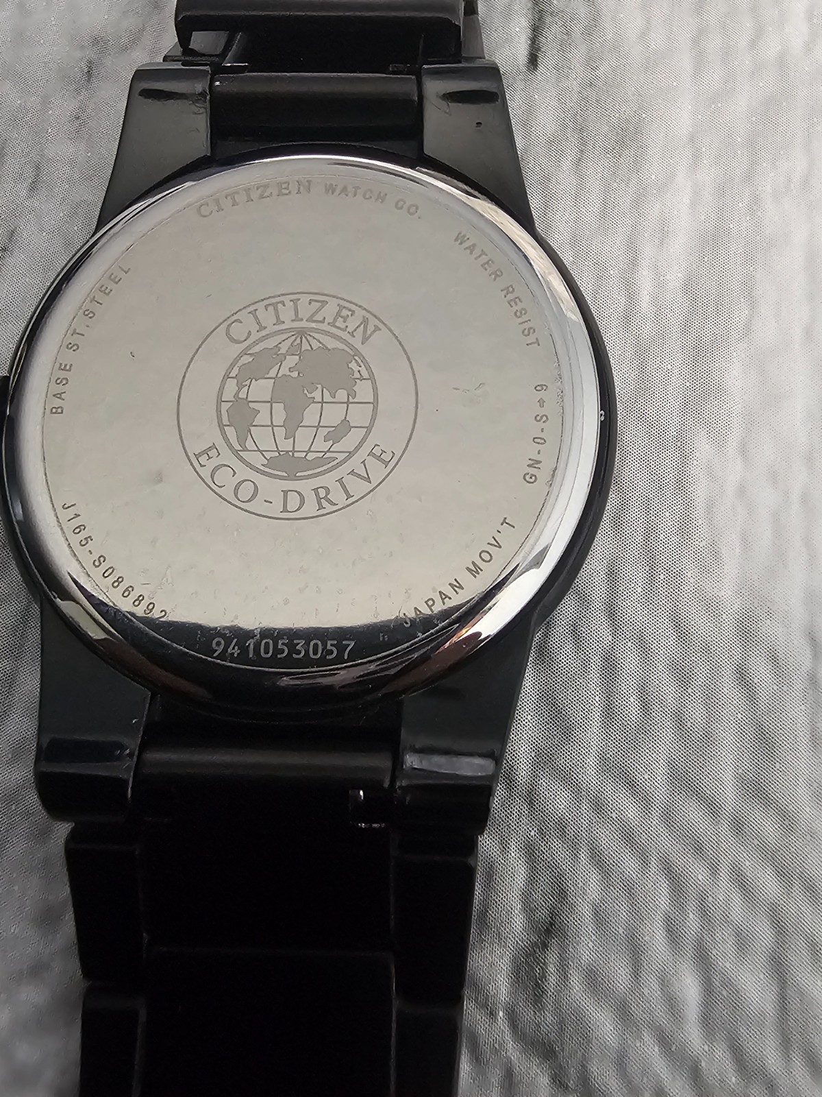 CITIZEN Eco-Drive J165-S086892 Axiom Black Diamond Accent Men’s Watch