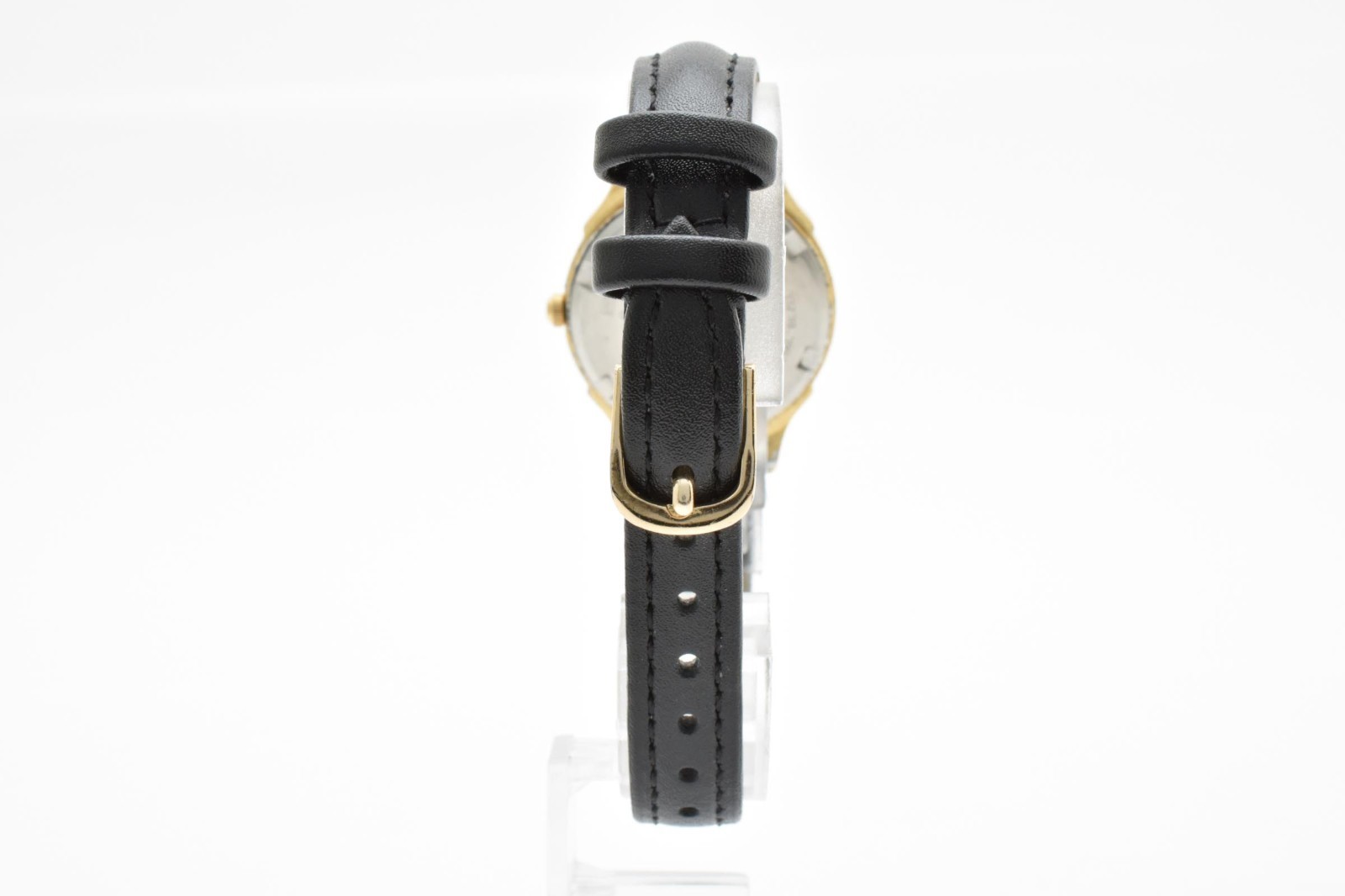 【Exc+5】 SEIKO ALBA V318-6010 Moon Gold Date 28mm Quartz Watch From JAPAN