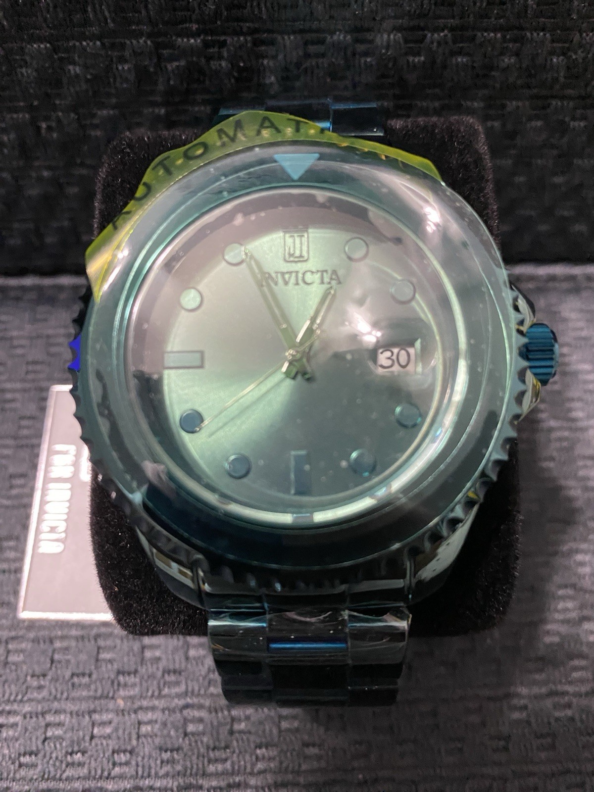 Invicta 47mm Jason Taylor Pro Diver LE Automatic Green Tone Watch, Model #38049