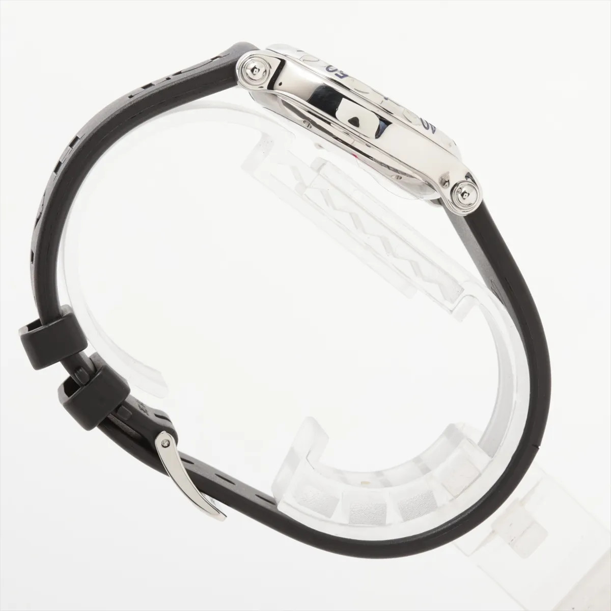 Chopard Happy Sport Snowflake 27/8949 SS SS & Rubber QZ Silver-Face