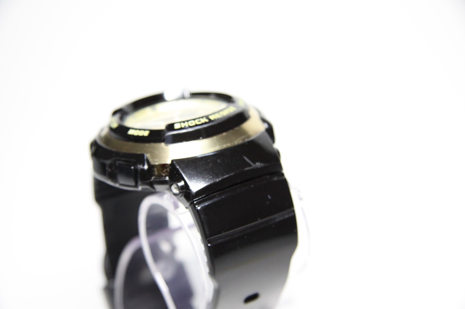 CASIO G-SHOCK G-300G Black Gold Digital Analog Watch 3750 Tested Working Japan