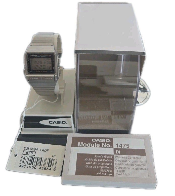 CASIO DB-520 NOS Second Edition Casio 2004 Collectors