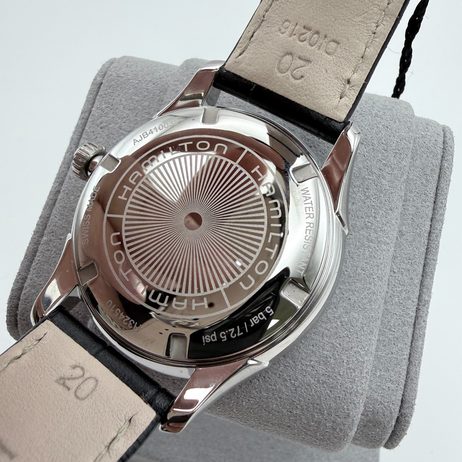 BRAND NEW HAMILTON Jazzmaster H324510 40mm Silver Dial Date Quartz Men’s Watch