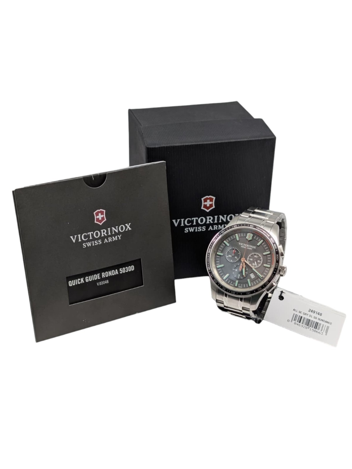 Victorinox Alliance 249148 Men’s Sport Chronograph Gray Dial 44 mm Watch $850