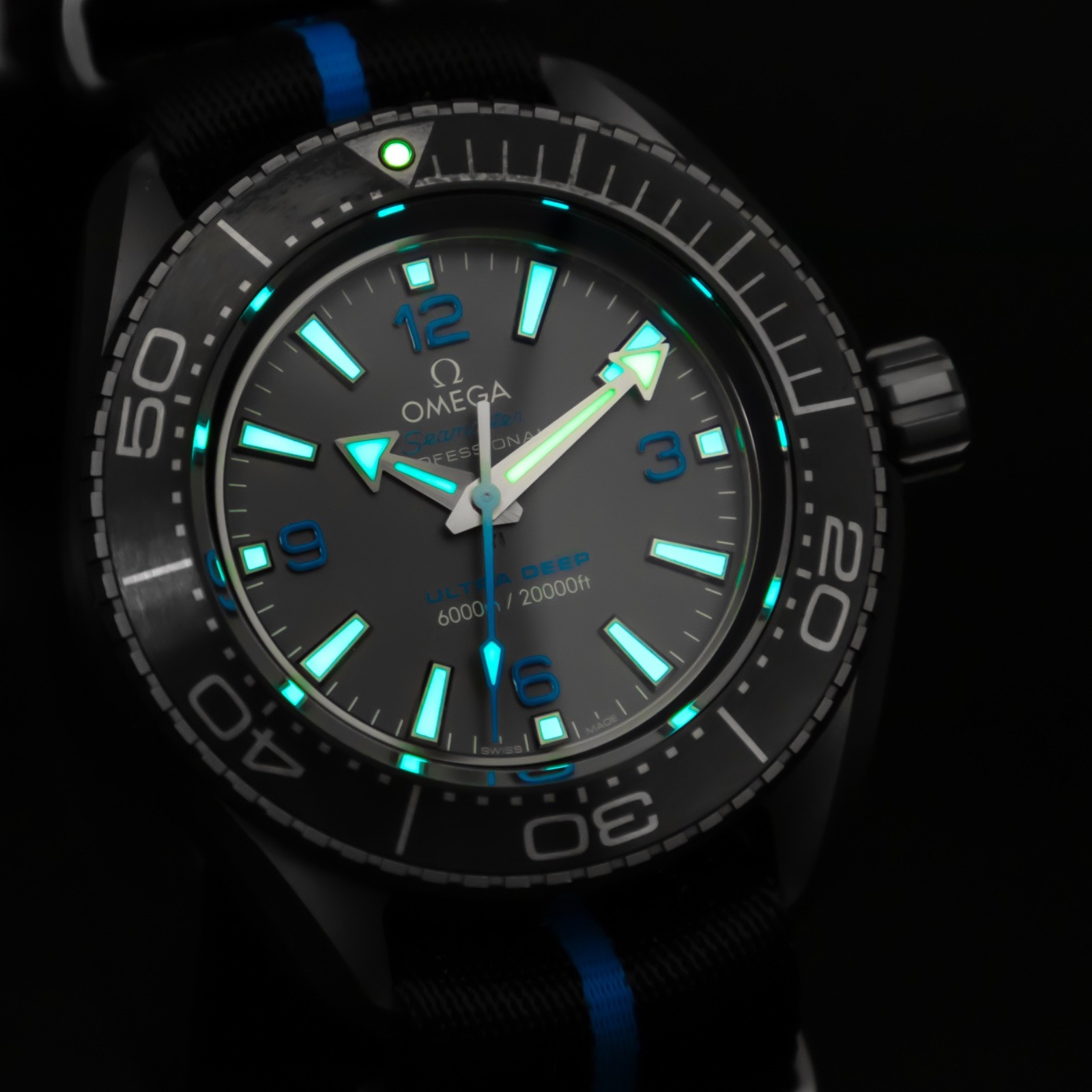 OMEGA Seamaster Planet Ocean 6000M 215.92.46.21.01.001 Ultra Deep MSRP $15,300