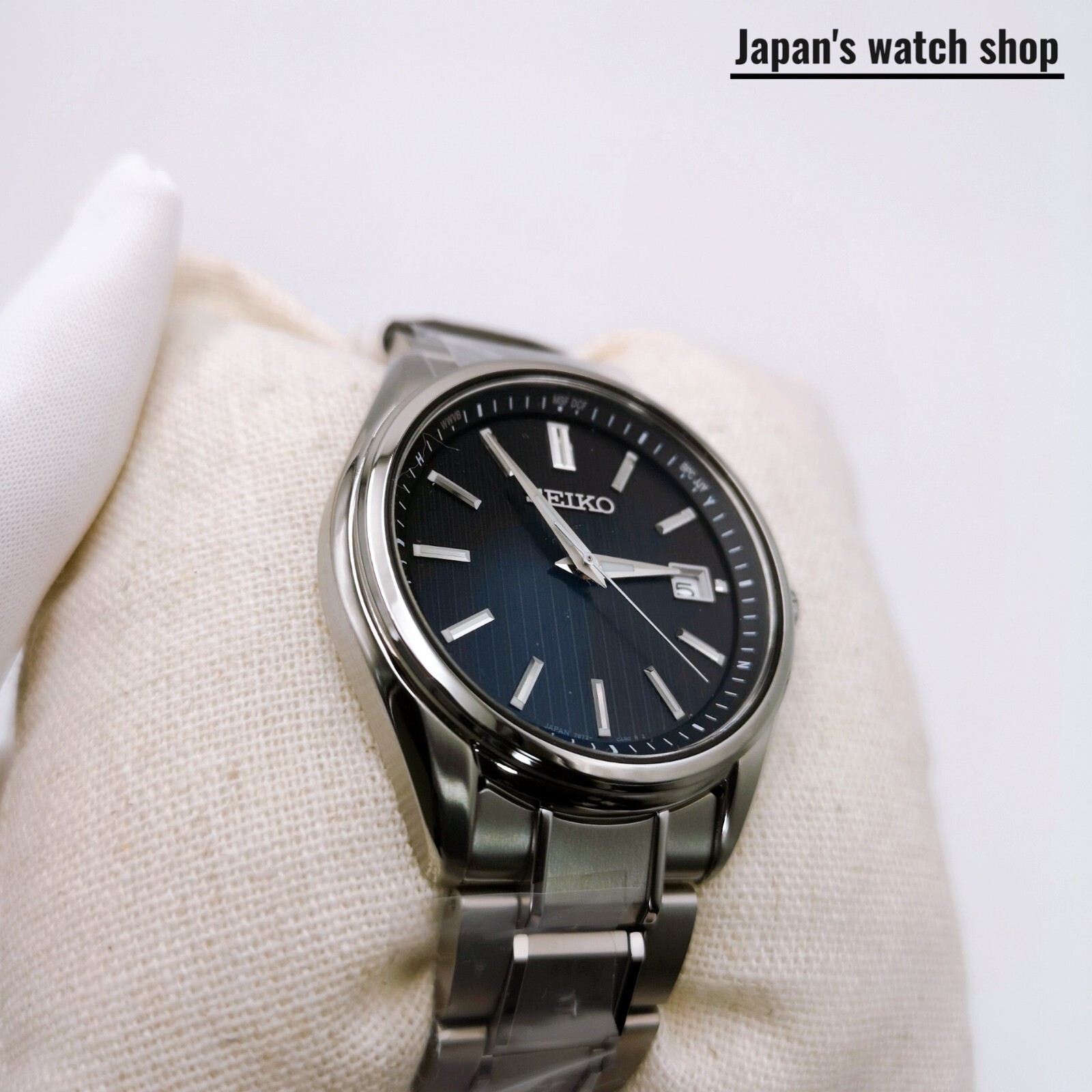 SEIKO Selection S SBTM341 Black Titanium Analog Men’s Watch New in Box