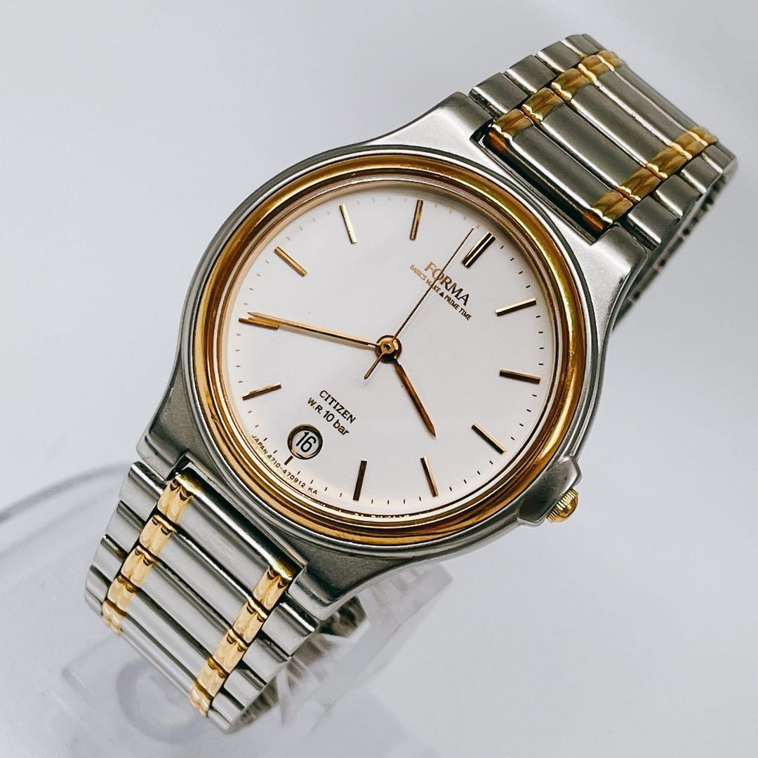 New battery/working Citizen Forma men’s vintage watch 4710-470176