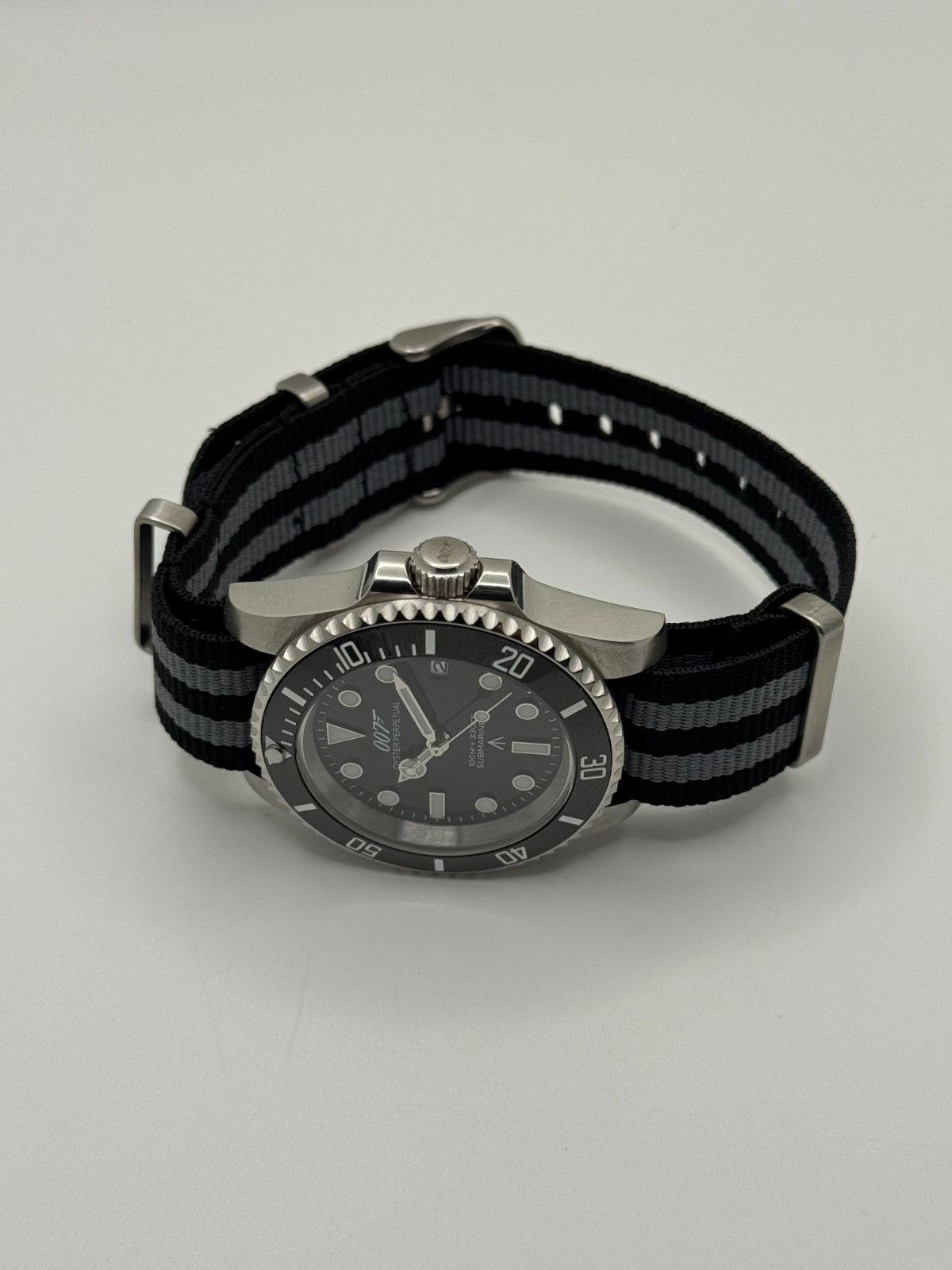 James Bond 007 BOND ‘Goldfinger’ Seiko NH35 Automatic Movement Watch Black