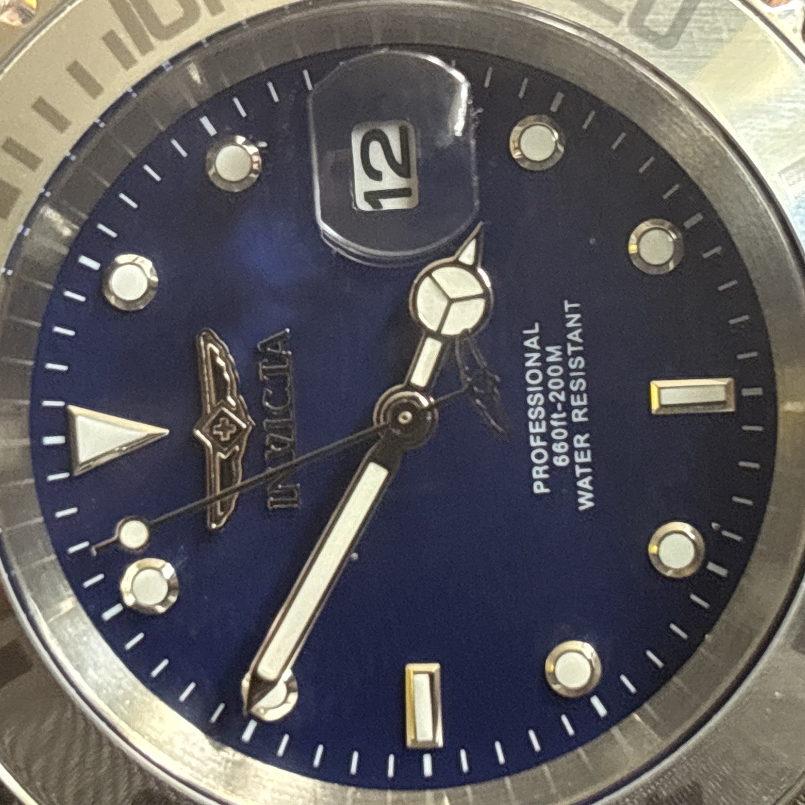 invicta pro diver 34023 Blue Dial 40mm Mens Watch Stainless Steel Bnd