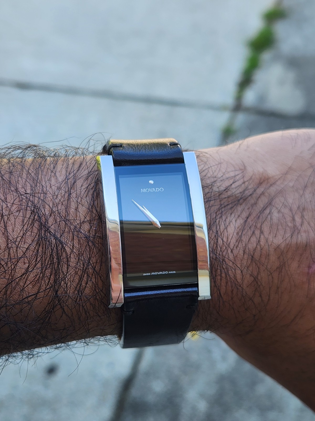 vintage movado men’s tank watch