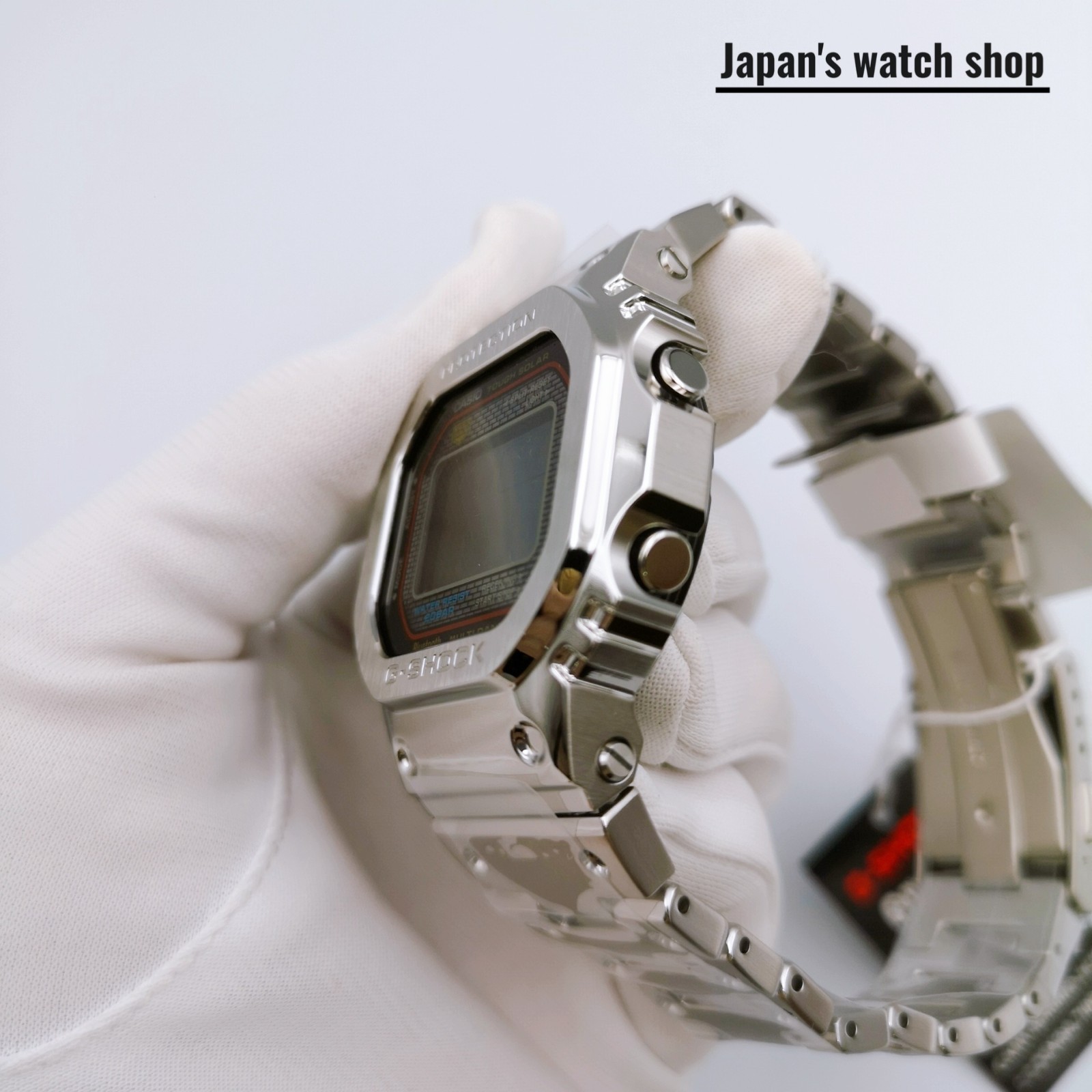 CASIO G-SHOCK GMW-B5000D-1CJF Silver Stainless Steel Men’s Watch New in Box