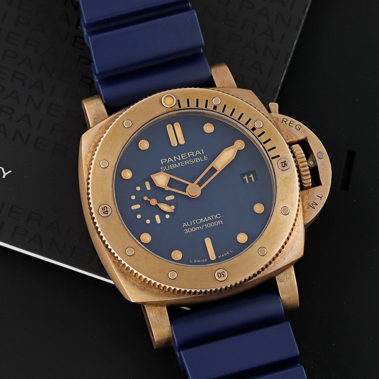 Panerai Submersible Bronzo Blu Abisso 42mm PAM01074