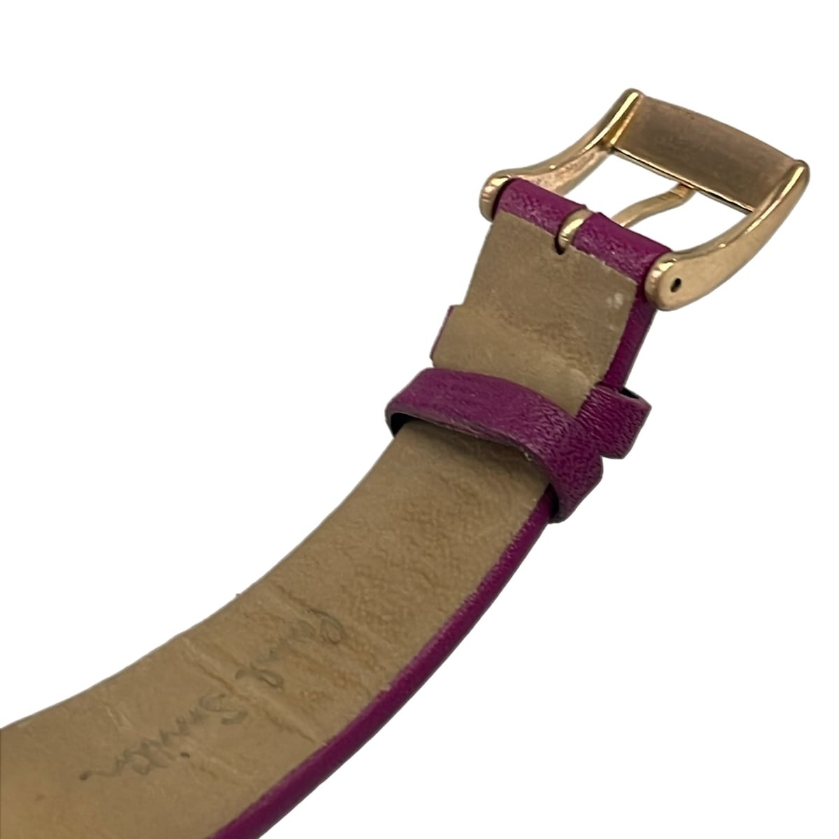 Used Paul Smith Dial Mini Watch Ivory x Pink