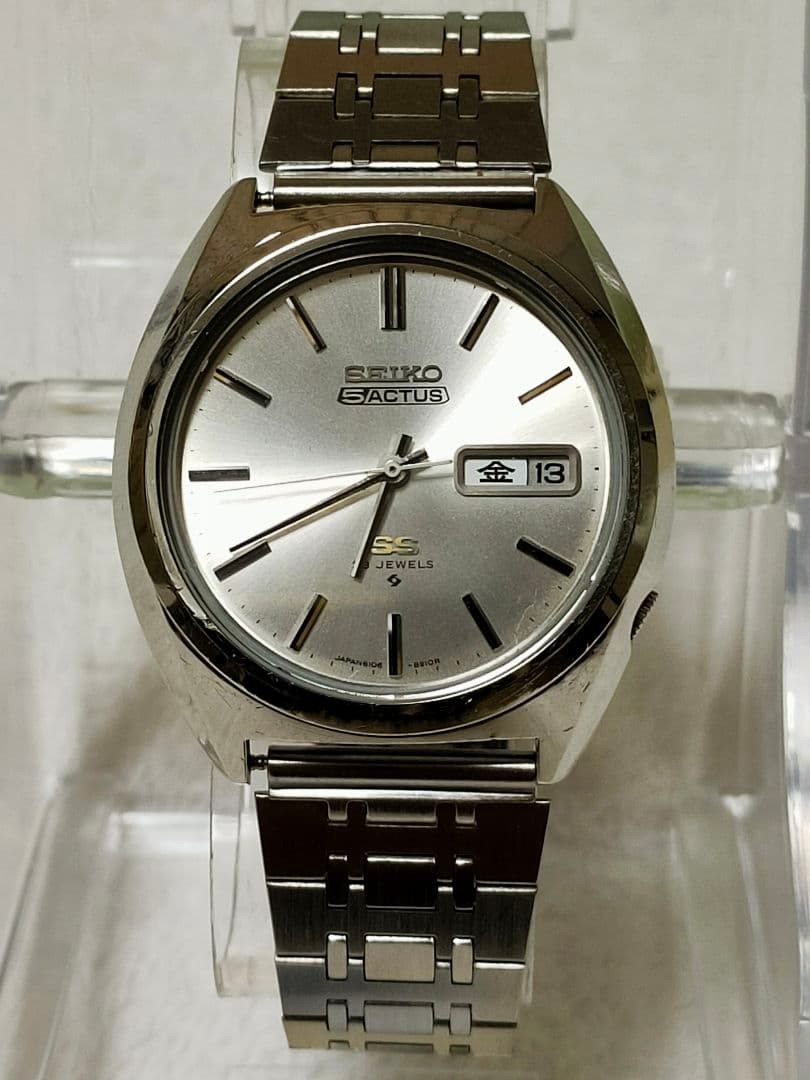 SEIKO 5 ACTUS Automatic Windshield Replaced From Japan