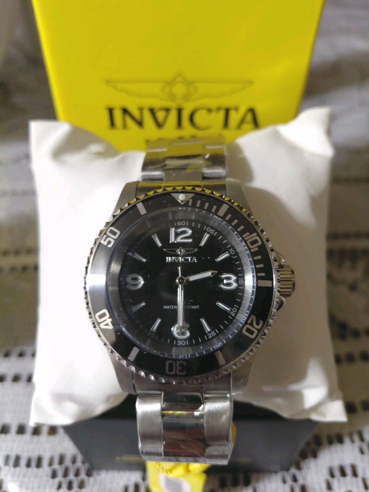 Invicta Specialty Rowan Men’s Watch – 40mm, Black Dial, Steel 49335