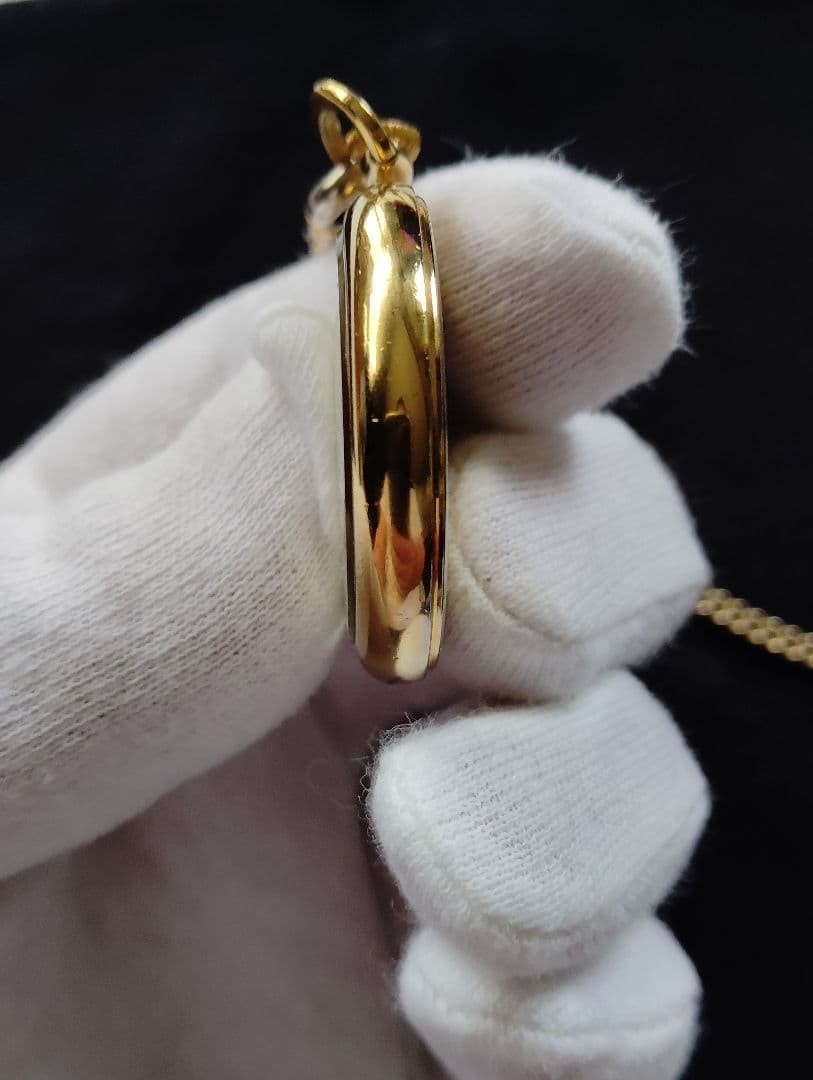 CITIZEN Riviere Quartz Pocket Watch Gold Used