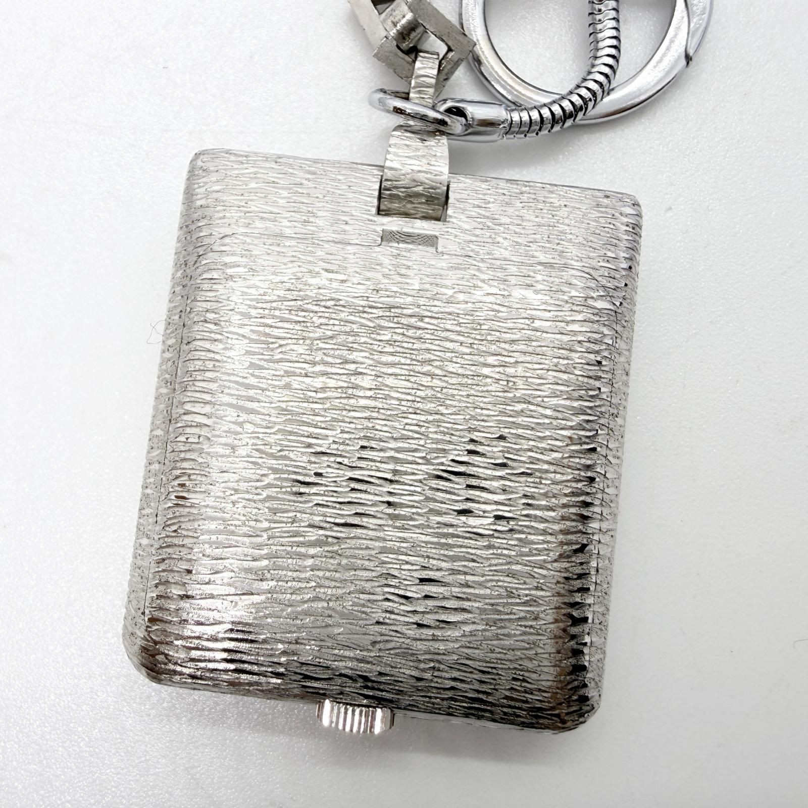 Seiko King Brown Vintage Pocket Watch Manual Wind Men Silver Japan 076141