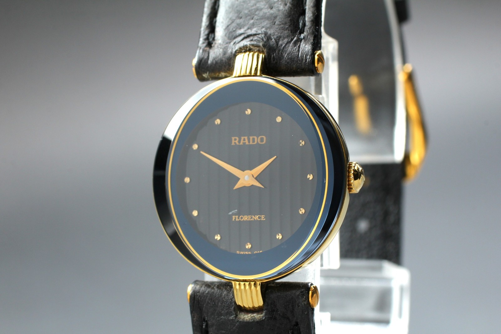 [Near MINT] RADO Florence 153.3695.2 23mm Gold Quartz Women`s Watch From JAPAN