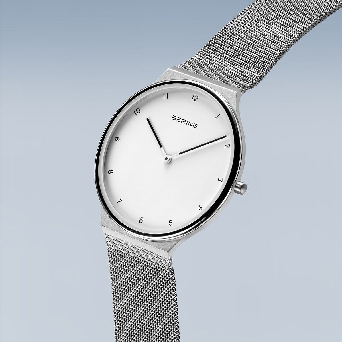 Ladies Bering Watch – Ultra Slim | Polished/Brushed Silver | 18440-004