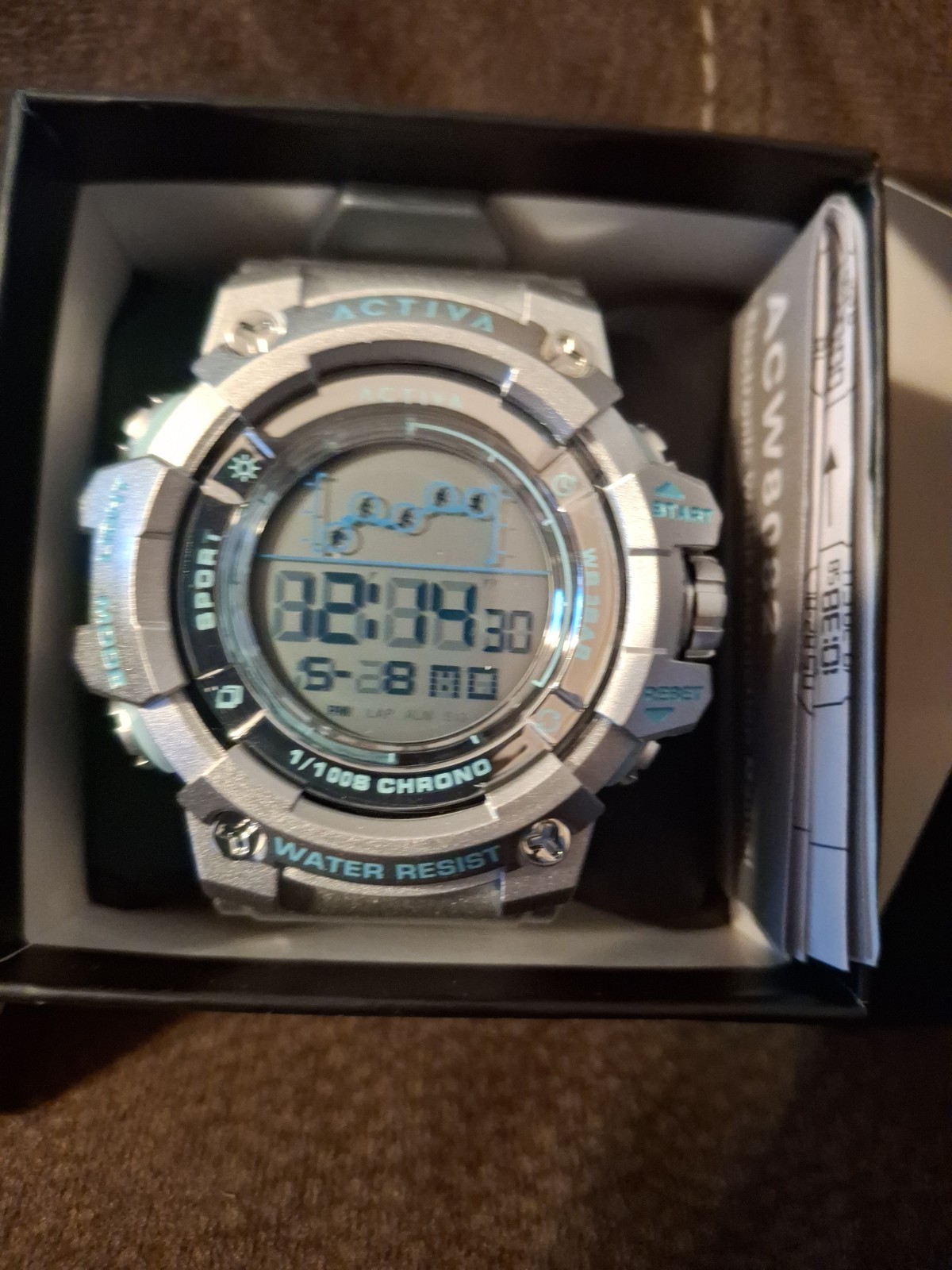 Activa X Invicta Digital Summit Unisex Watch 50mm Silver ACW8082-025 Brand New