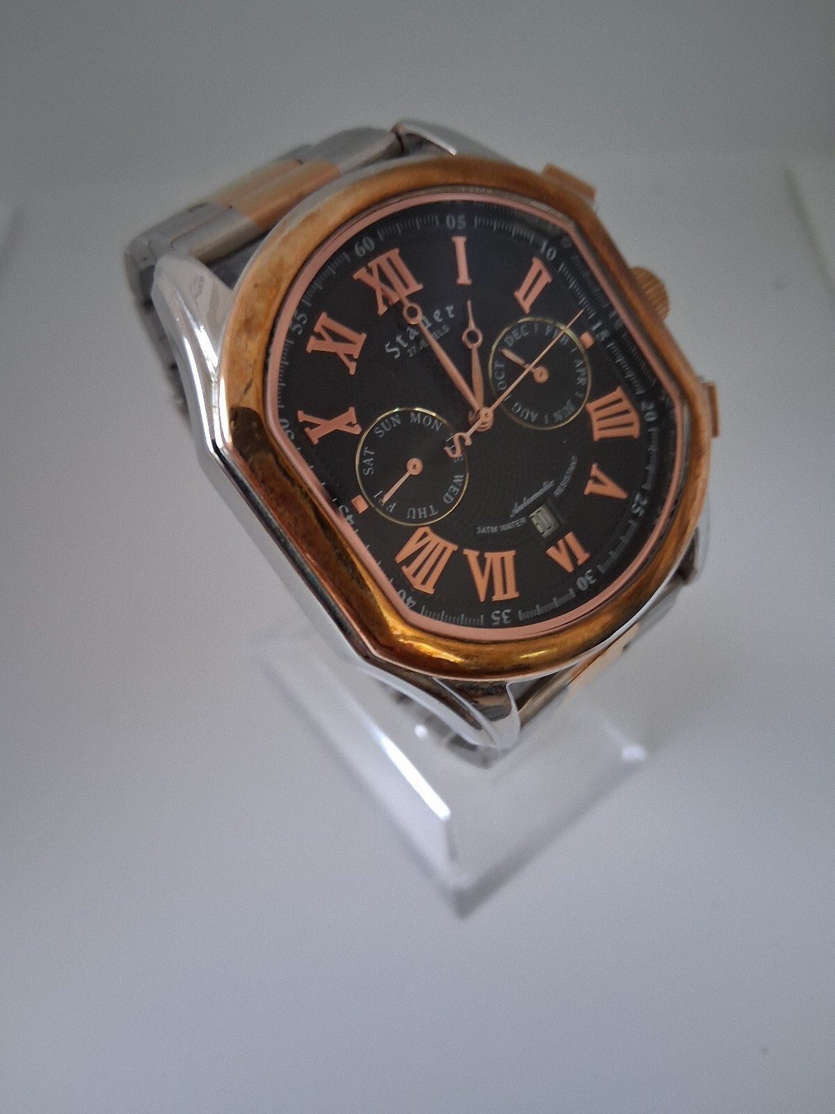 Stauer Meisterzeit 33203 Two Tone Automatic Men’s Watch