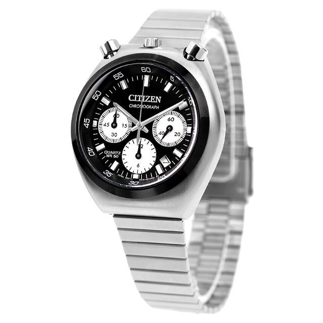 CITIZEN RECORD LABEL TSUNO CHRONO AN3660-81E Analog Men’s Watch Black Silver