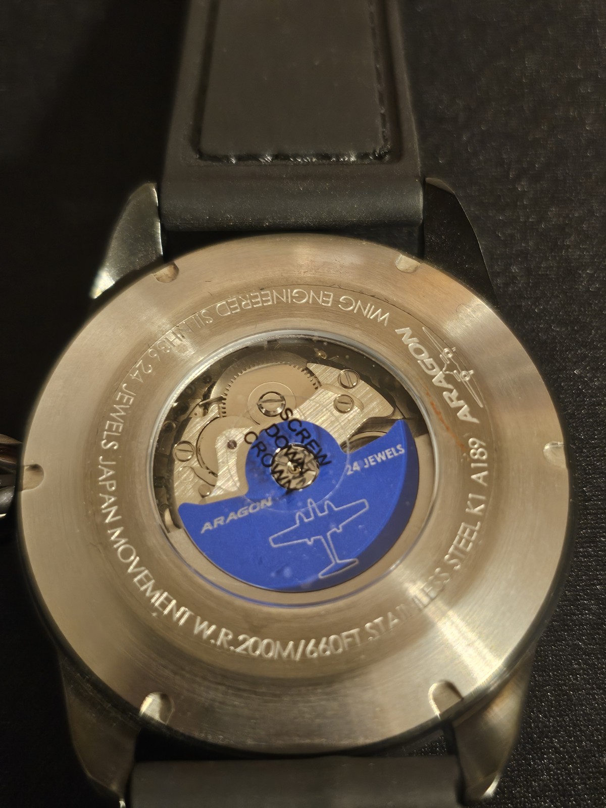 Aragon Caprice Pilot Automatic A189 Watch 48mm NH35A Day Date 200M w/ Box…