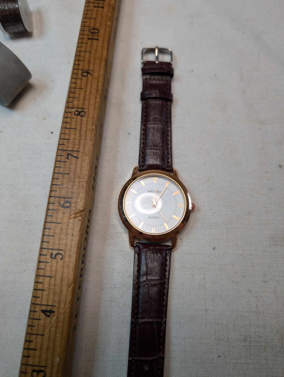 Men’s Watch by MREURIO – Quartz – Leather Strap