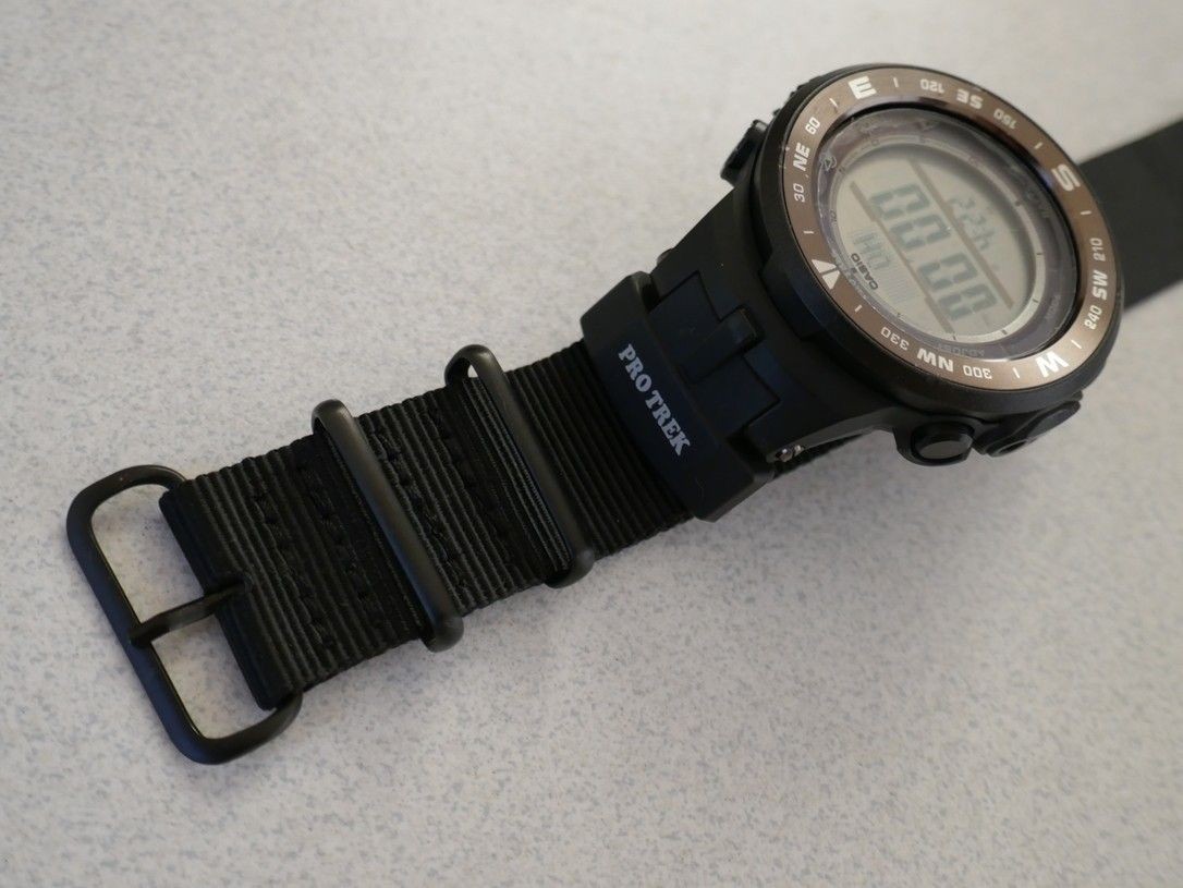 CASIO Pro Trek PRG 330 1JF Custom NATO Strap No Belt No Backing (with bonus) Ca