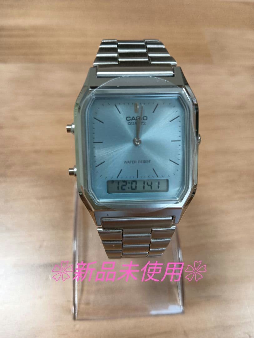 CASIO AQ-230A-2A1 Ice Blue Analog Digital Watch
