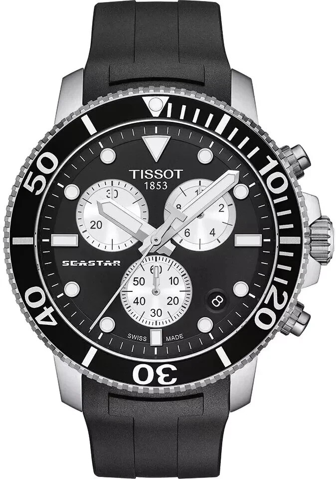 Tissot Seastar 1000 Men’s Black Dial Silver Subdials Chrono – T120.417.17.051.00