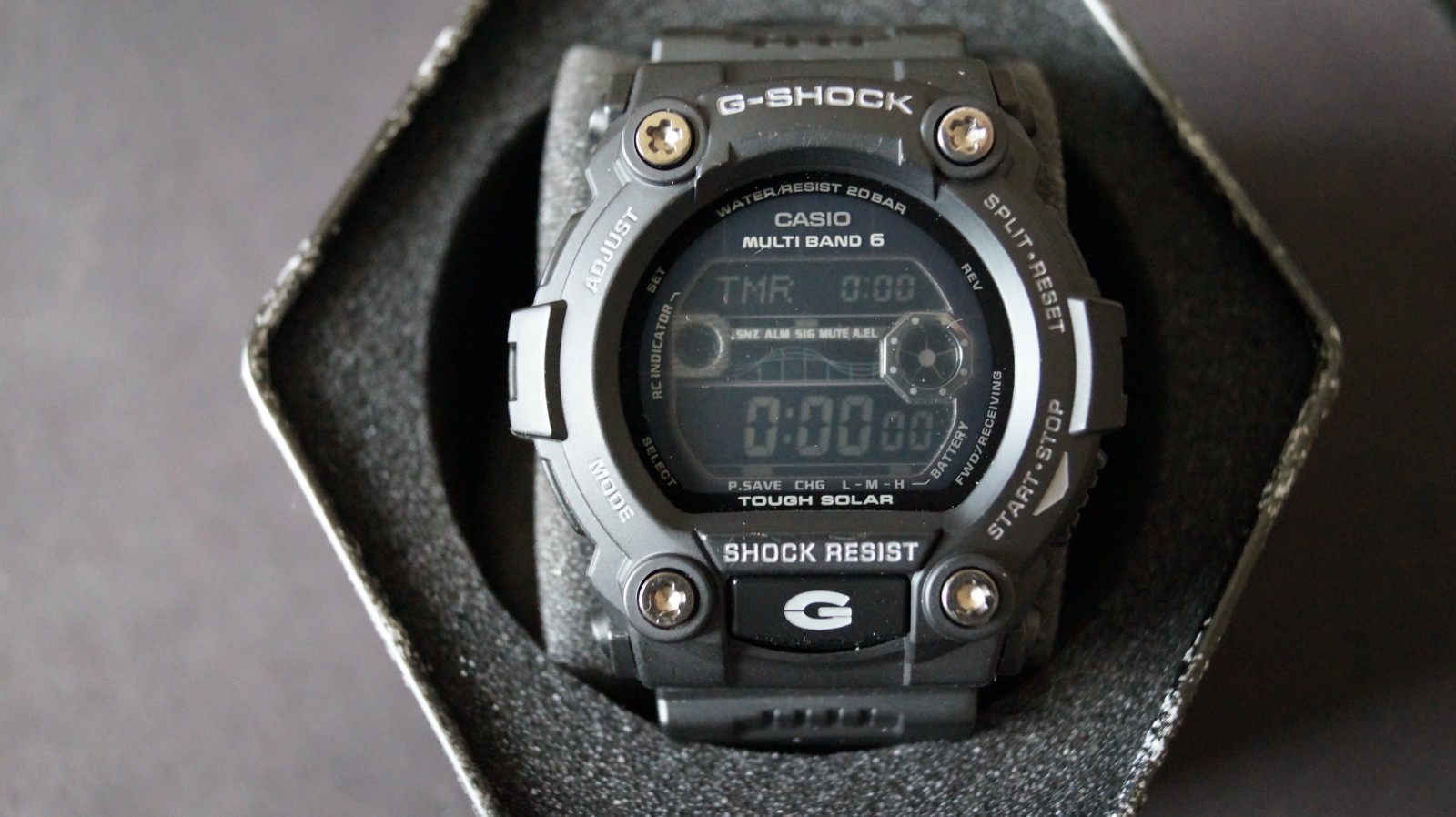 CASIO G-SHOCK GW-7900B Multiband 6 Solar Watch negative case 50mm black 3200
